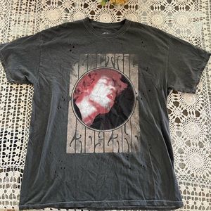 Jimi Hendrix “Electric Ladyland” Oversized Faded Grey distressed shirt